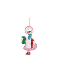 Gisela Graham Old Mother Goose Resin Decoration